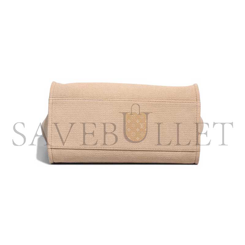 Ch*el deauville medium canvas lamb beige as4317 (39*30*22cm)